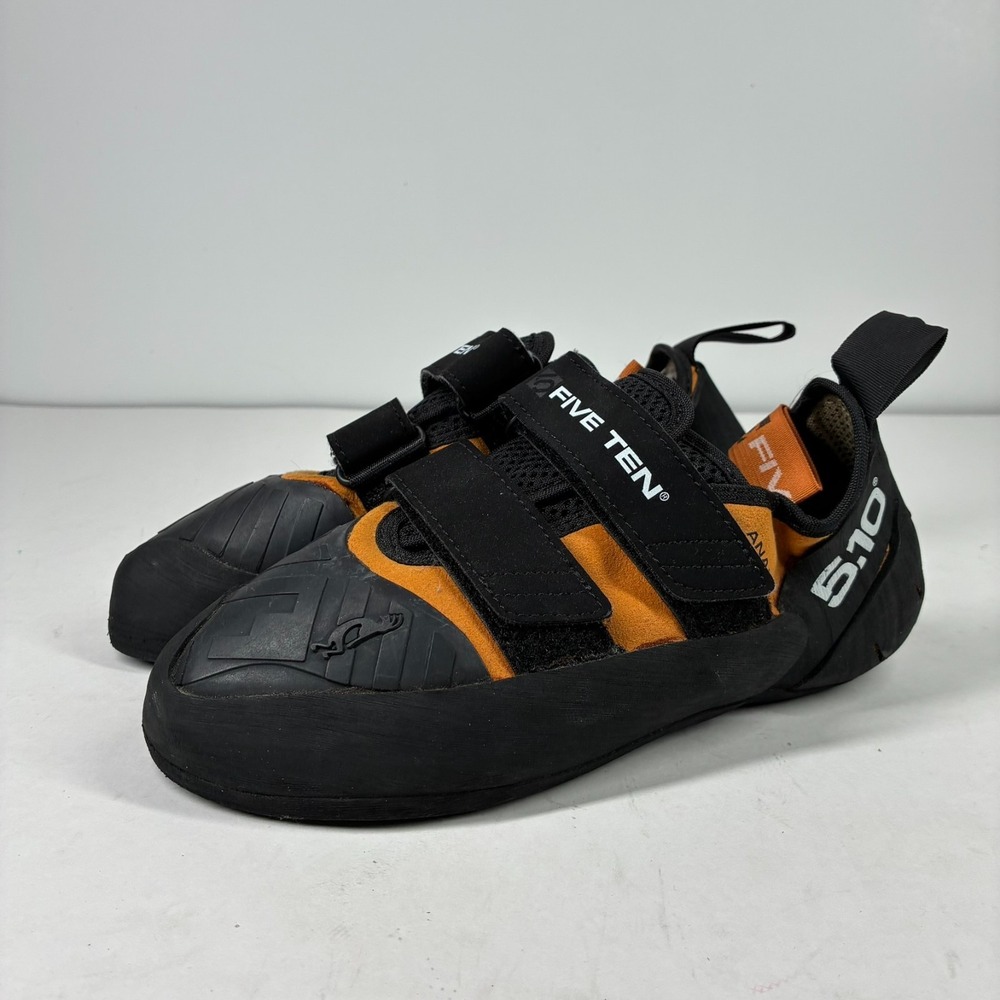 adidas Five Ten Anasazi Pro Women's 8 Men's 6.5 Orange Stealth C4 Climbing Shoes